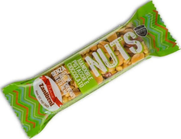 Dispensa Zaniboni 20x Nuts Barrette Alle Mandorle, Noci E Miele Snack Monoporzione 35 Gr Confezione Da 20 Pezzi Alimentari e cura della casa/Cereali e muesli/Cereali e barrette snack/Barrette ai cereali Franco Pausa Caffè - Albano Laziale, Commerciovirtuoso.it