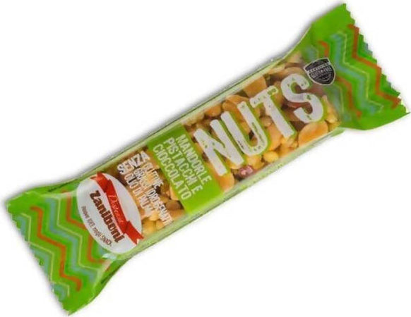 Dispensa Zaniboni 20x Nuts Barrette Mandorle E Pistacchio Monoporzione 35 Gr Snack Di Frutta Secca Confezione Da 20 Pezzi Alimentari e cura della casa/Cereali e muesli/Cereali e barrette snack/Barrette ai cereali Franco Pausa Caffè - Albano Laziale, Commerciovirtuoso.it