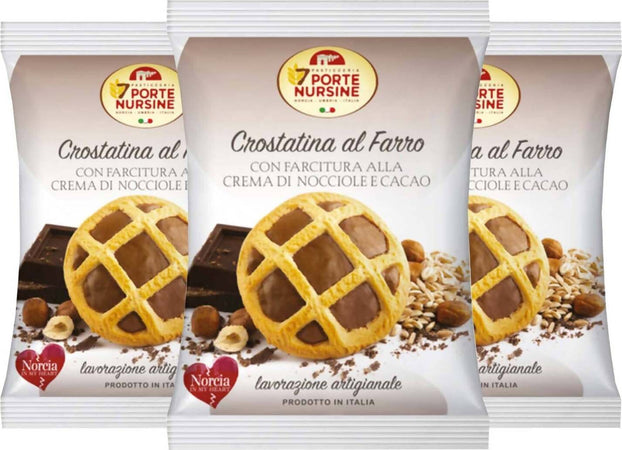 Dispensa Zaniboni 26x Crostatina Al Farro Farcita Crema Di Nocciole E Cacao 40 Gr Confezione 26 Pz Alimentari e cura della casa/Snack dolci e salati/Biscotti/Al cioccolato Franco Pausa Caffè - Albano Laziale, Commerciovirtuoso.it