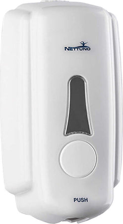 DISPENSER-A-MURO-PER-SAPONE-IN-SACCA-'T-SMALL'-per-saponi-liquidi---bianco-Nettuno