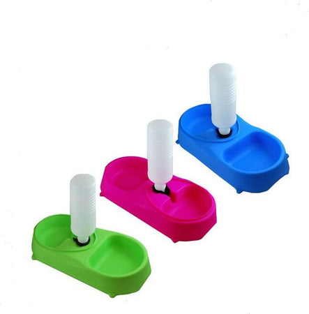 DISPENSER ACQUA E CIBO DISTRIBUTORE PER CANE GATTO CIOTOLA ACQUA CIBO CANI GATTI Prodotti per animali domestici/Cani/Ciotole e distributori/Distributori d'acqua Trade Shop italia - Napoli, Commerciovirtuoso.it