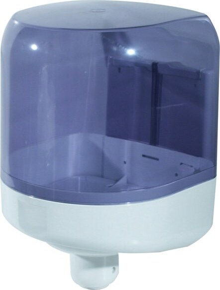 Dispenser asciugamani a spirale Prestige - formato Maxi - 25 6x27 5x33 5 cm - bianco-azzurro trasparente - Mar Plast Commercio Industria e Scienza/Forniture sanitarie e igieniche/Prodotti di carta/Asciugamani di carta Eurocartuccia - Pavullo, Commerciovirtuoso.it