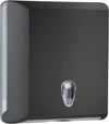 Dispenser asciugamani piegati Soft Touch - 29x10 5x30 5 cm - nero - Mar Plast Commercio Industria e Scienza/Forniture sanitarie e igieniche/Prodotti di carta/Asciugamani di carta Eurocartuccia - Pavullo, Commerciovirtuoso.it