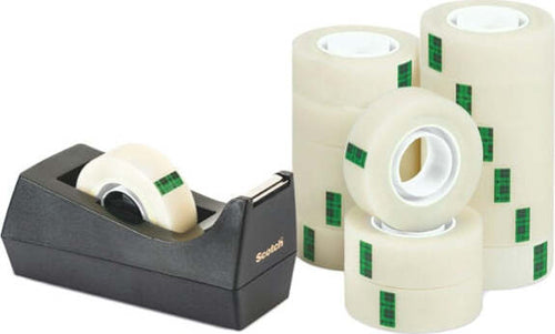 Dispenser C38 per nastri fino a 33 mt - 14 rotoli Scotch Magic 900 inclusi - nero - Scotch Cancelleria e prodotti per ufficio/Archivio ufficio e accessori per scrivania/Accessori da scrivania e archiviazione/Portaoggetti e portablocchi da scrivania/Dispenser per nastro adesivo Eurocartuccia - Pavullo, Commerciovirtuoso.it