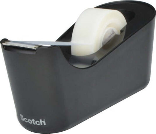 Dispenser da tavolo C 18 - nero - 19 mm x 33 mt - 1 rotolo - nero - Scotch Magic Cancelleria e prodotti per ufficio/Archivio ufficio e accessori per scrivania/Accessori da scrivania e archiviazione/Portaoggetti e portablocchi da scrivania/Dispenser per nastro adesivo Eurocartuccia - Pavullo, Commerciovirtuoso.it