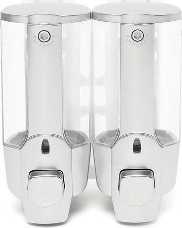 Dispenser Doppio Erogatore Sapone Manuale Dosatore Professionale A Muro 700 Ml Casa e cucina/Bagno/Accessori per il bagno/Dosatori e porta accessori/Dosatori per sapone liquido Trade Shop italia - Napoli, Commerciovirtuoso.it