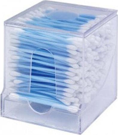 DISPENSER DOSATORE RICARICABILE COTTON FIOC BASTONCINI DI COTONE ACCESSORI BAGNO Bellezza/Accessori e strumenti di bellezza/Portatrucchi/Beauty case e contenitori/Contenitori per cosmetici Trade Shop italia - Napoli, Commerciovirtuoso.it
