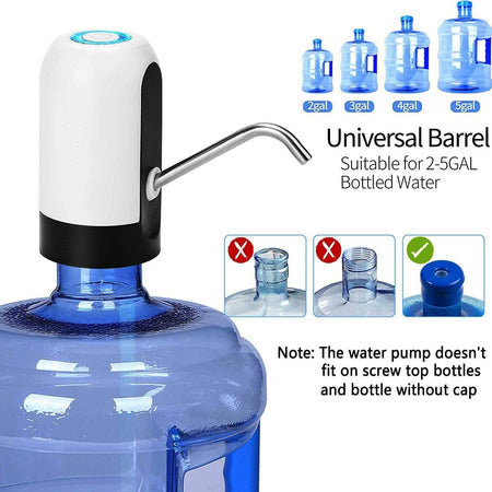 Dispenser Erogatore D'acqua Rubinetto Elettrico Per Boccioni Ricaricabile Usb Cucina > Dosatori Trade Shop italia - Napoli, Commerciovirtuoso.it