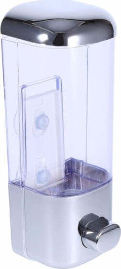 Dispenser-Erogatore-Per-Sapone-Liquido-500-Ml-Muro-Dosatore-A-Parete-Bagno