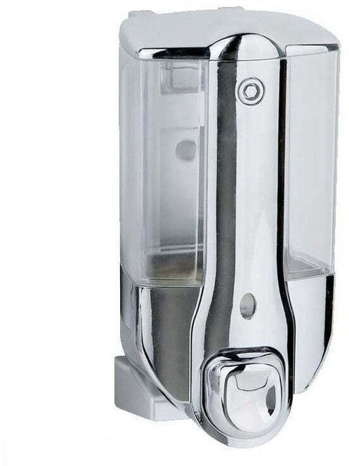 Dispenser erogatore per sapone o gel 350 ml a pulsante pressione abs