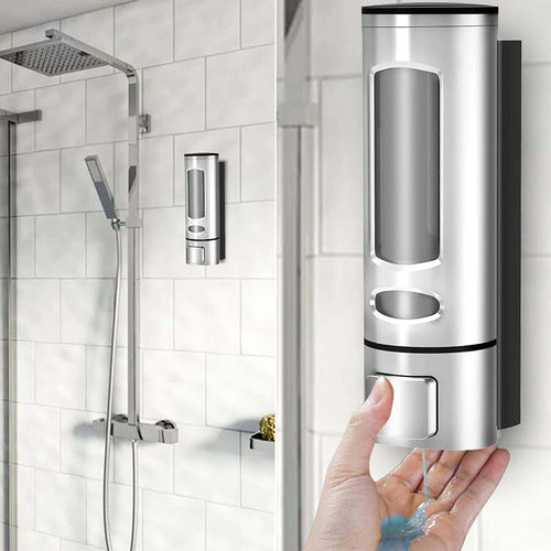 Dispenser Erogatore Porta Sapone Manuale Dosatore Professionale A Muro 400ml Sil Casa e cucina/Bagno/Accessori per il bagno/Dosatori e porta accessori/Dosatori per sapone liquido Trade Shop italia - Napoli, Commerciovirtuoso.it