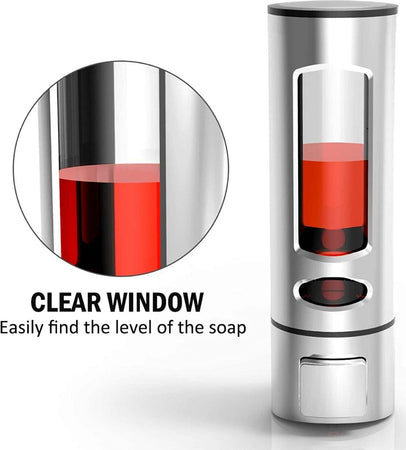 Dispenser Erogatore Porta Sapone Manuale Dosatore Professionale A Muro 400ml Sil Casa e cucina/Bagno/Accessori per il bagno/Dosatori e porta accessori/Dosatori per sapone liquido Trade Shop italia - Napoli, Commerciovirtuoso.it