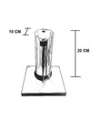 Dispenser erogatore sapone/gel con fotocellula sensore in acciaio inox con mensola