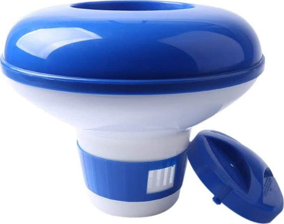 Dispenser galleggiante per pastiglie da 20 g di Cloro a flusso regolabile per Piscina Giardino e giardinaggio/Piscine vasche idromassaggio e accessori/Prodotti chimici e tester Ph/Dosatori La Zappa - Altamura, Commerciovirtuoso.it