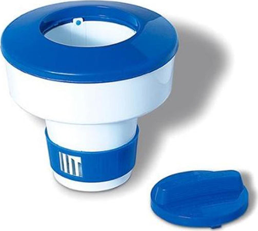 Dispenser galleggiante per pastiglie da 200 g di Cloro a flusso regolabile per Piscina Giardino e giardinaggio/Piscine vasche idromassaggio e accessori/Prodotti chimici e tester Ph/Dosatori La Zappa - Altamura, Commerciovirtuoso.it