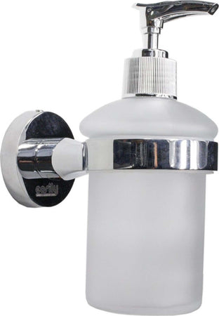 DISPENSER PER SAPONE LIQUIDO A MURO PARETE IN ACCIAIO E VETRO FISSAGGIO CON VITI Casa e cucina/Bagno/Accessori per il bagno/Dosatori e porta accessori/Dosatori per sapone liquido Trade Shop italia - Napoli, Commerciovirtuoso.it