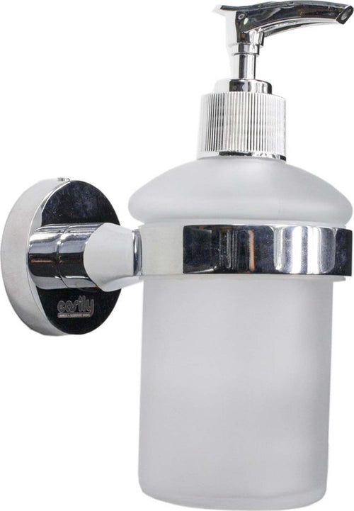 DISPENSER PER SAPONE LIQUIDO A MURO PARETE IN ACCIAIO E VETRO FISSAGGIO CON VITI Casa e cucina/Bagno/Accessori per il bagno/Dosatori e porta accessori/Dosatori per sapone liquido Trade Shop italia - Napoli, Commerciovirtuoso.it