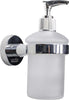 DISPENSER PER SAPONE LIQUIDO A MURO PARETE IN ACCIAIO E VETRO FISSAGGIO CON VITI Casa e cucina/Bagno/Accessori per il bagno/Dosatori e porta accessori/Dosatori per sapone liquido Trade Shop italia - Napoli, Commerciovirtuoso.it