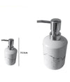 Dispenser Per Sapone Liquido Accessori Bagno Dosatore Arredo Effetto Marmo 59888