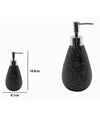 Dispenser Per Sapone Liquido Motivo Etnico Nero Accessori Per Arredo Bagno 79963