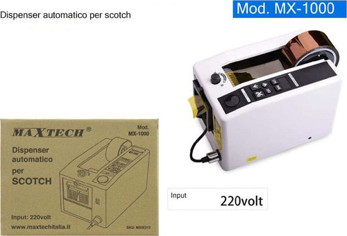Dispenser Per Scotch Taglia Nastro Adesivo Elettronico Automatico 220 V Mx-1000 Casa, arredamento e bricolage > Prodotti per Ufficio > Scatoli e Imballaggi Trade Shop italia - Napoli, Commerciovirtuoso.it