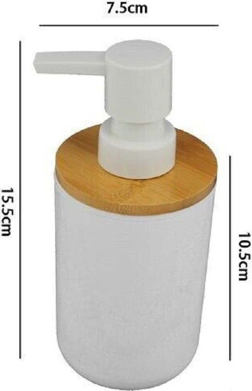 Dispenser Porta Sapone Liquido Bianco Legno Per Ricambio Accessori Bagno 69477 Casa, arredamento e bricolage > Accessori Bagno > Dispenser Sapone Trade Shop italia - Napoli, Commerciovirtuoso.it