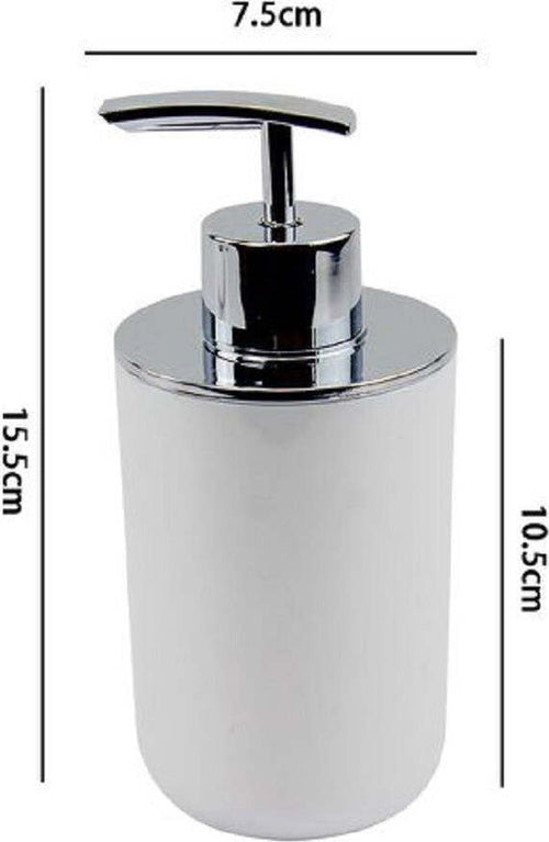 Dispenser Porta Sapone Liquido Bianco Silver Per Ricambio Accessori Bagno 69461 Casa e cucina/Bagno/Accessori per il bagno/Dosatori e porta accessori/Dosatori per sapone liquido Trade Shop italia - Napoli, Commerciovirtuoso.it