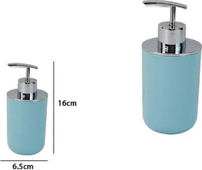 Dispenser Porta Sapone Liquido Celeste Silver Per Ricambio Accessori Bagno 79886 Casa e cucina/Bagno/Accessori per il bagno/Dosatori e porta accessori/Dosatori per sapone liquido Trade Shop italia - Napoli, Commerciovirtuoso.it