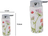 Dispenser-Porta-Sapone-Liquido-Cilindrico-Bianco-In-Plastica-15,6-Cm-Fiori-69922