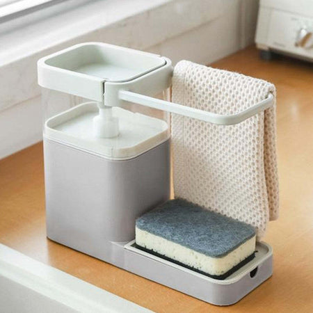 Dispenser Porta Sapone Liquido Dosatore Organizer Per Lavello Lavabo 21x12x25x9 Casa e cucina/Bagno/Accessori per il bagno/Dosatori e porta accessori/Dosatori per sapone liquido Trade Shop italia - Napoli, Commerciovirtuoso.it