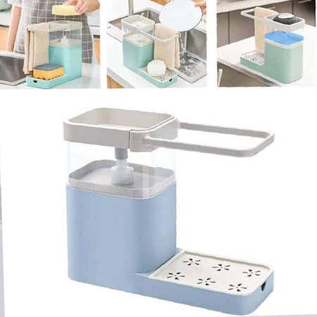Dispenser Porta Sapone Liquido Dosatore Organizer Per Lavello Lavabo 21x12x25x9 Casa e cucina/Bagno/Accessori per il bagno/Dosatori e porta accessori/Dosatori per sapone liquido Trade Shop italia - Napoli, Commerciovirtuoso.it