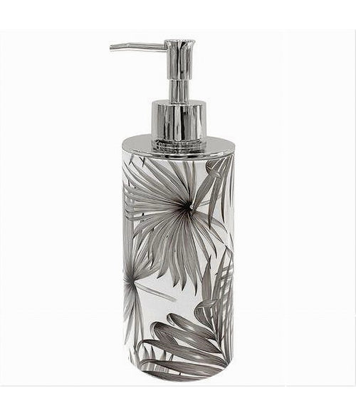 Dispenser Porta Sapone Liquido Fantasia Tropicale Accessorio Arredo Bagno 87067