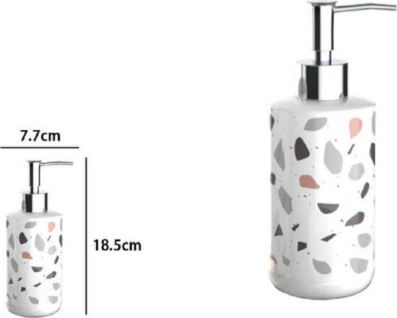 Dispenser Porta Sapone Liquido Graniglia Bianco Multicolore Arredo Bagno 69834 Casa, arredamento e bricolage > Accessori Bagno > Dispenser Sapone Trade Shop italia - Napoli, Commerciovirtuoso.it