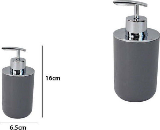 Dispenser Porta Sapone Liquido Grigio Silver Per Ricambio Accessori Bagno 79892 Casa e cucina/Bagno/Accessori per il bagno/Dosatori e porta accessori/Dosatori per sapone liquido Trade Shop italia - Napoli, Commerciovirtuoso.it