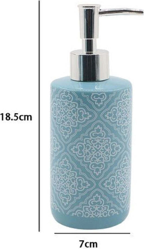 Dispenser Portasapone Liquido Azzurro Con Maioliche Arredo Accessori Bagno 87021 Casa e cucina/Bagno/Accessori per il bagno/Dosatori e porta accessori/Dosatori per sapone liquido Trade Shop italia - Napoli, Commerciovirtuoso.it