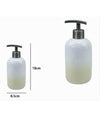 Dispenser Portasapone Liquido Bianco Giallo Accessori Bagno Moderno Arredo 59902