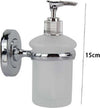 Dispenser Portasapone Liquido Vetro Satinato Fissaggio A Parete Bagno 15cm 69181 Casa e cucina/Bagno/Accessori per il bagno/Dosatori e porta accessori/Dosatori per sapone liquido Trade Shop italia - Napoli, Commerciovirtuoso.it
