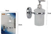 Dispenser Portasapone Liquido Vetro Satinato Fissaggio A Parete Bagno 15cm 69181 Casa e cucina/Bagno/Accessori per il bagno/Dosatori e porta accessori/Dosatori per sapone liquido Trade Shop italia - Napoli, Commerciovirtuoso.it