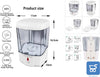 Dispenser Sapone Gel Disinfettante Automatico 700ml Regolabile a Batteria Touchless a parete casa ufficio ingresso Sanificazione mani