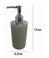 Dispenser Sapone Liquido Lavandino Beige Rigato Accessori Per Arredo Bagno 79165