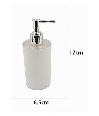 Dispenser Sapone Liquido Lavandino Bianco Lavorato Accessorio Arredo Bagno 10434