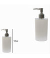 Dispenser Sapone Liquido Lavandino Bianco Rigato Accessorio Arredo Bagno 79161