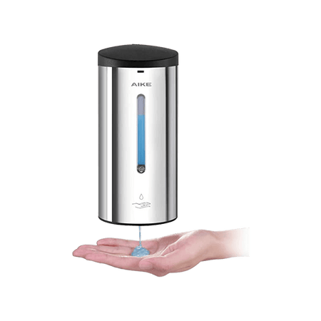 Dispenser di Sapone Liquido Automatico a Parete in Acciaio Inossidabile Lucido 700Ml
