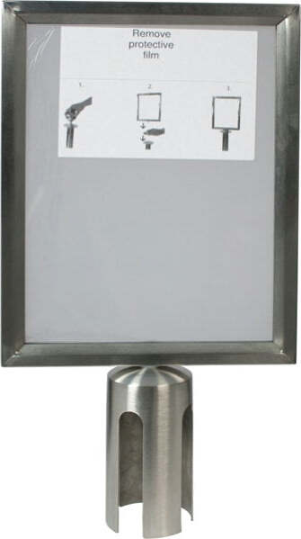 Display A4 per colonnine - Securit Fai da te/Sicurezza e protezione/Attrezzature per sicurezza sul lavoro/Apparecchiature anticaduta/Corde e cordoni di contenimento Eurocartuccia - Pavullo, Commerciovirtuoso.it