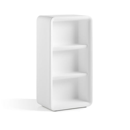 Display "Bartolomeo" struttura in polietilene colore bianco per esterno