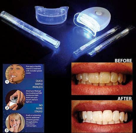DISPOSITIVO PROFESSIONALE SBIANCANTE A LED DENTI DENTAL WHITE RX SORRISO SUPER Salute e cura della persona/Igiene dentale/Sbiancanti denti/Kit per sbiancamento denti Trade Shop italia - Napoli, Commerciovirtuoso.it