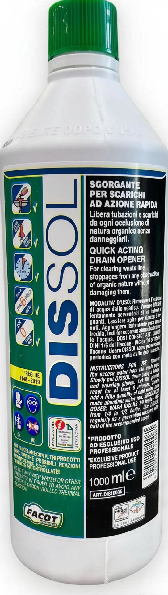 WC Cleaner Disincrostante per cassette dell'acqua del WC 11300580 Gel -  commercioVirtuoso.it