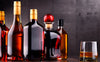 Bottiglia per distillati e liquori in vetro modello Violino da 500 mL