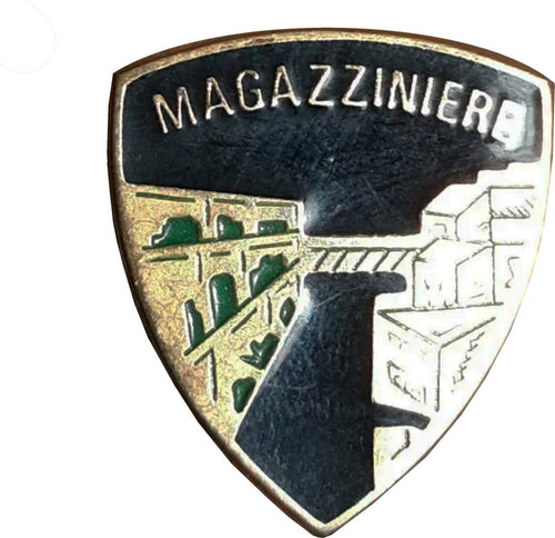 Distintivo Di Specialità “Magazziniere” In Metallo Distintivo Italiano 3cm Sport e tempo libero/Fan Shop/Cimeli sportivi/Spille e bottoni Il Distintivo - Pesaro, Commerciovirtuoso.it