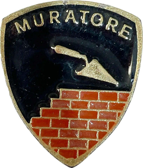 Distintivo Di Specialità “muratore” In Metallo Distintivo Italiano 3cm Sport e tempo libero/Fan Shop/Cimeli sportivi/Spille e bottoni Il Distintivo - Pesaro, Commerciovirtuoso.it